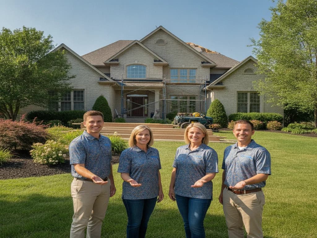 Limestone Remodeling crew on a Kansas City remodeling job site