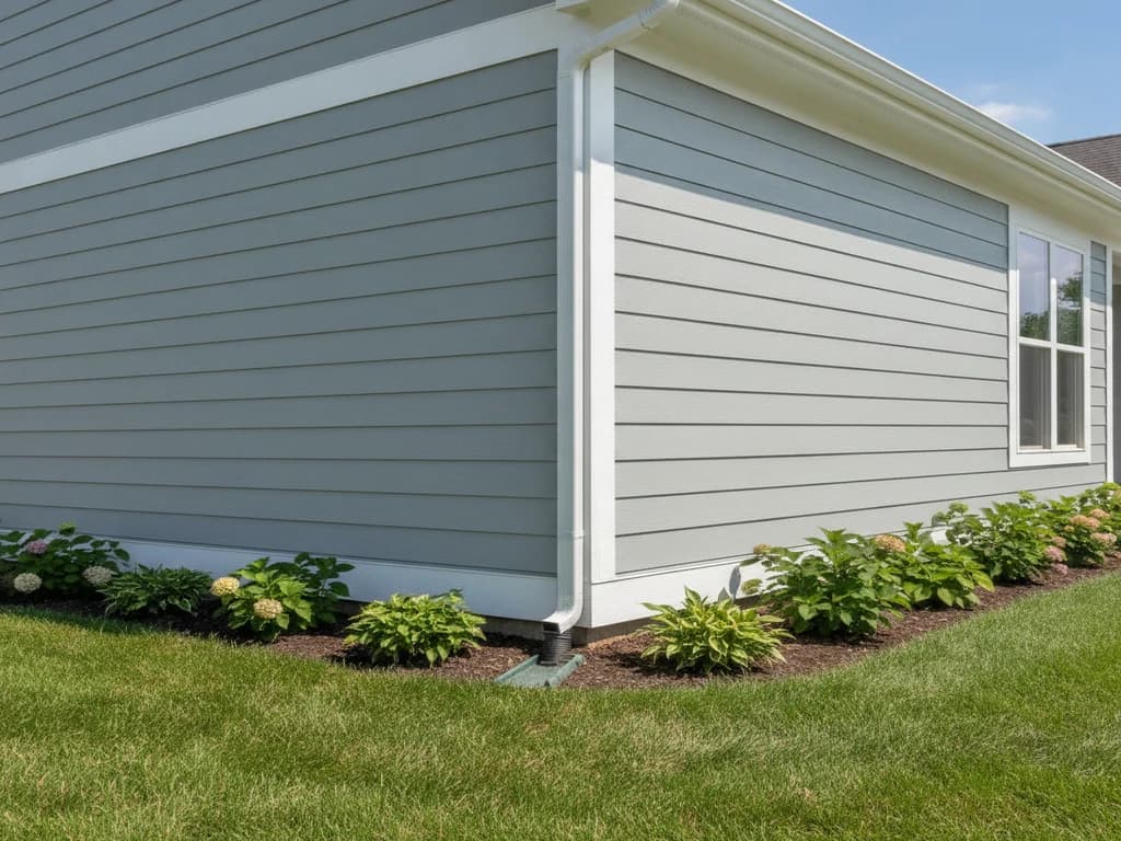 Siding installation over house wrap and flashing on a Kansas City home